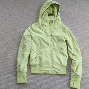Soft Neon Yellow Bench Jacket - S